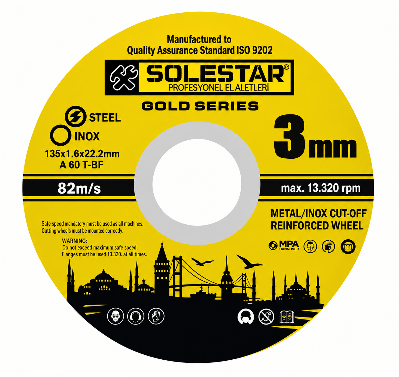 230x3 mm KESİCİ TAŞ